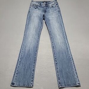 Buffalo‎ Davin Bitton Womens Jeans 26 Hope Mid Rise Straight Stretch Denim Pants